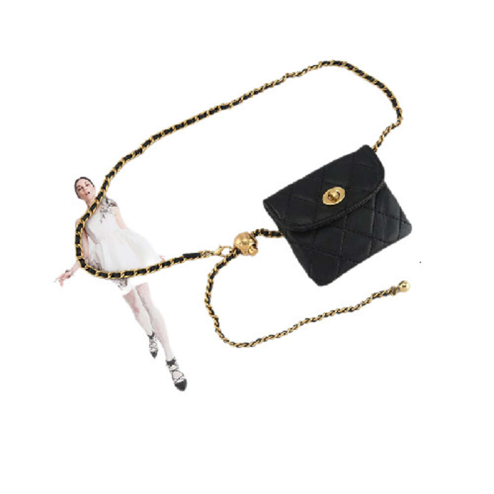 Belts Women Metal Belt Chain With Mini Bag Luxury Designer Brand Waist Strap Lady Girl Dress Jeans Trousers Decorative Accessories Gift