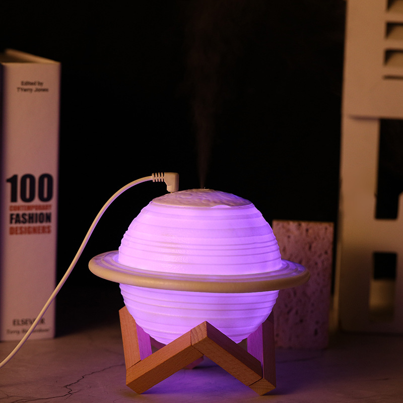 Stylish Saturn Shaped Mood Lighting Fixture with Energy Efficient LEDs