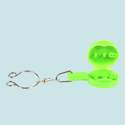 Fishing Quick Knot Tool Hooks Tying Multi Fucntion Tackle Safety on Poles Cover Rods Line Cutter for Saltwater Freshwater HOOKEZE