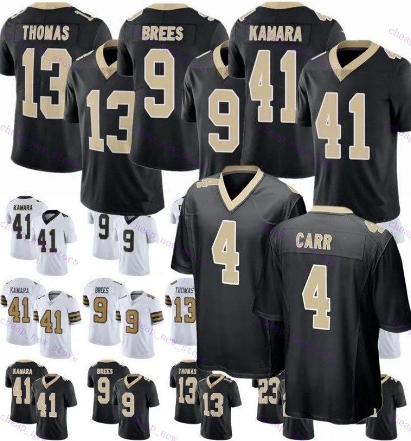 Spencer Rattler 4 Derek Carr Alvin Kamara Football Jersey Chris Olave Taysom Hill Tyrann Mathieu Drew Brees Marshon Lattimore Demario Davis Taliese Fuaga