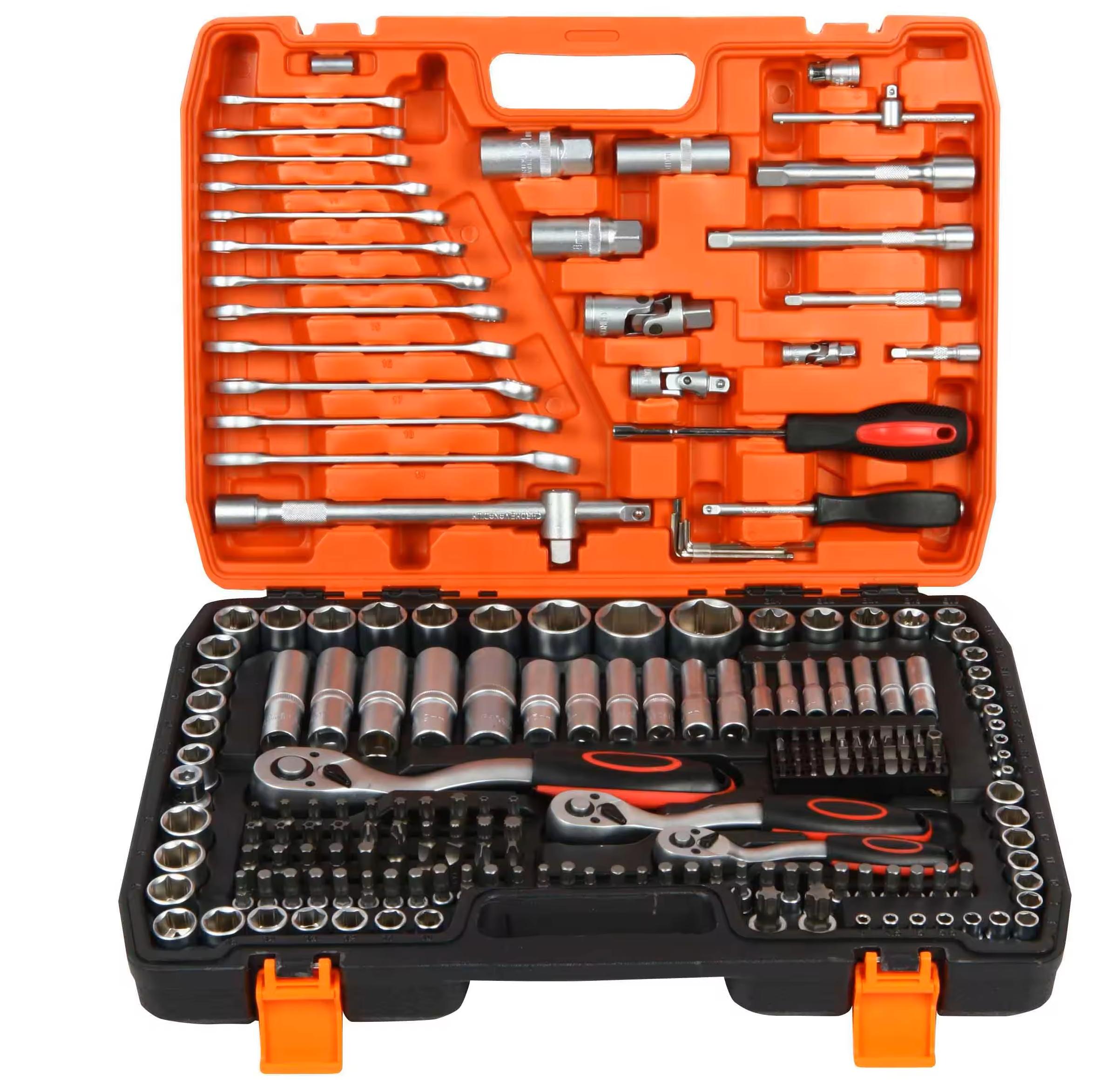 Durable Multi-Functional Automobile Repairing Toolset of 216 Pieces Premium Material Construction with Custom Options Available