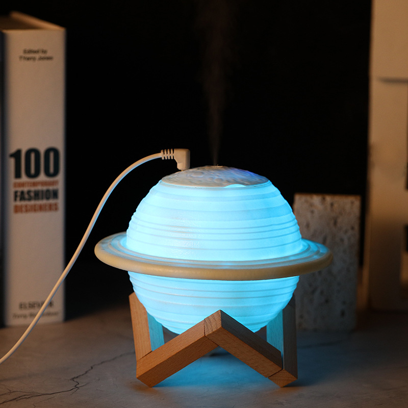 Stylish Saturn Shaped Mood Lighting Fixture with Energy Efficient LEDs