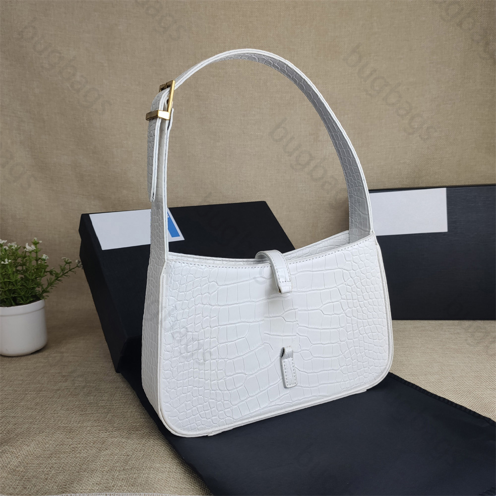 black white designer bag women clutch shoulder bag crocodile handbag purses bags designer women bag shopping cross body letter bags leather messenger with box