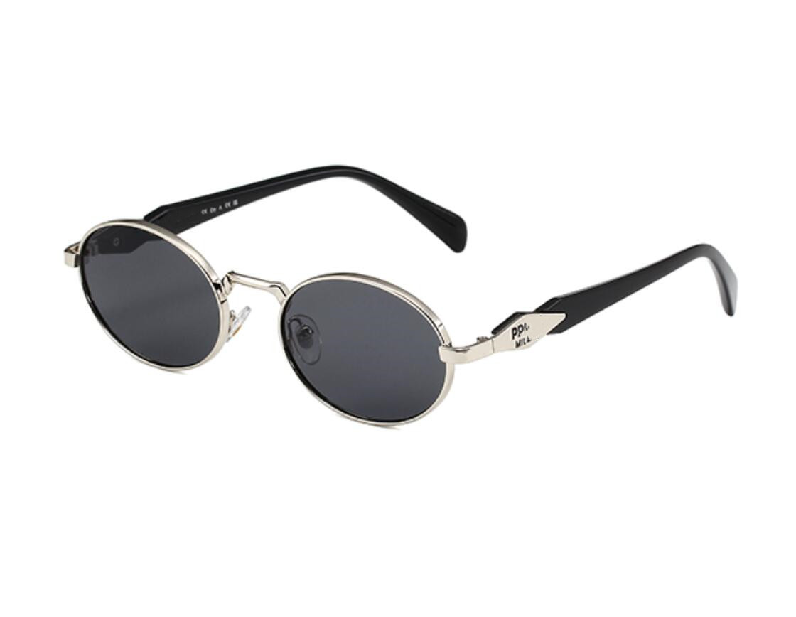 Fashion Designer Sunglasses Classic Eyeglasses Goggle Outdoor Beach Sun Glasses For Man Woman Optional Triangular signature 5 colors P65