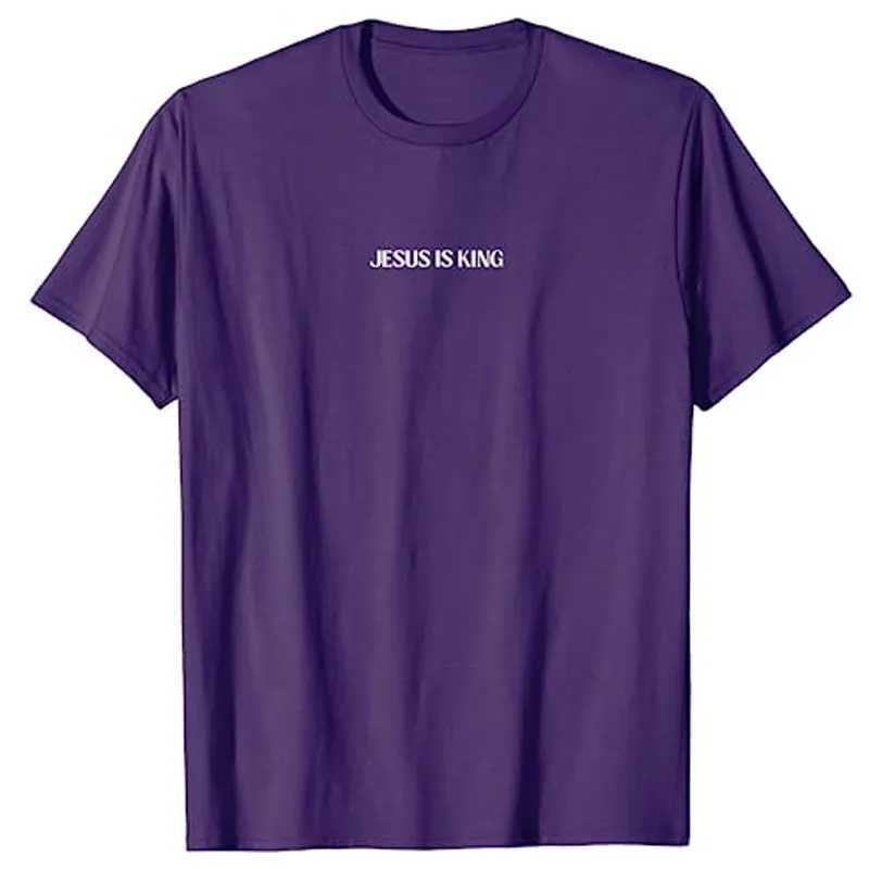 Men's T-Shirts Jesus is Love Peace Unification T-shirt Fun Letter Printed Says Graphic T-shirt Top God Jesus Believes in Christian Clothing d2405