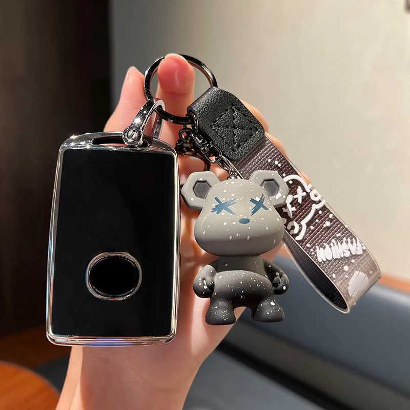 Car Key TPU Car Remote Key Cover Case Shell Fob for Mazda 6 2022 CX5 CX4 CX8 CX9 3 CX3 Alexa CX-30 CX30 MX-5 ND2 2019 - 2021 Keychain T240509
