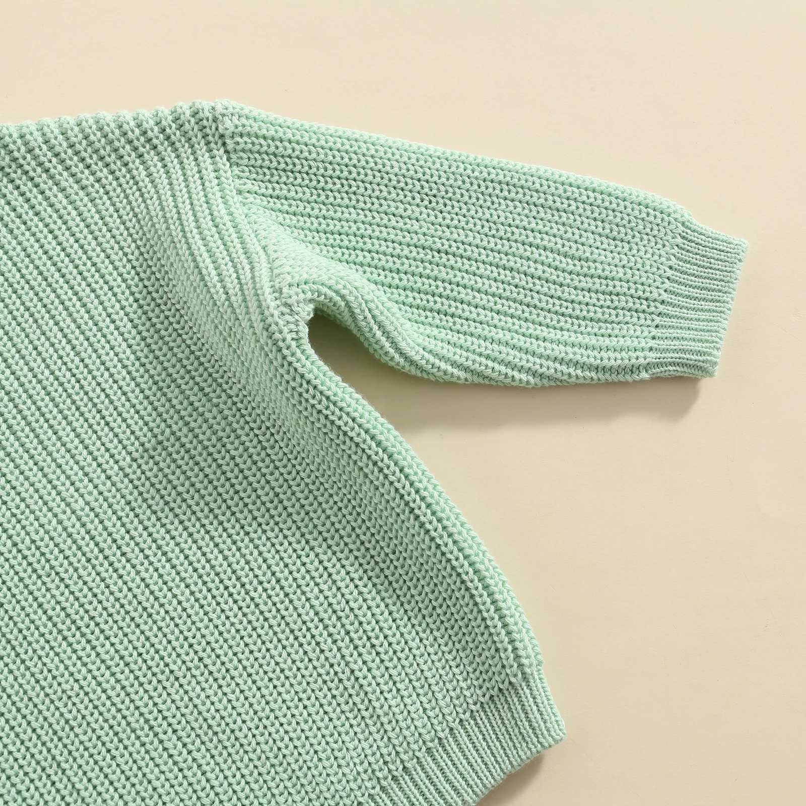 Cardigan Newborns toddlers infants boys knitted sweaters round necked sportswear long sleeved tops zippered autumn and winter clothing Q241205