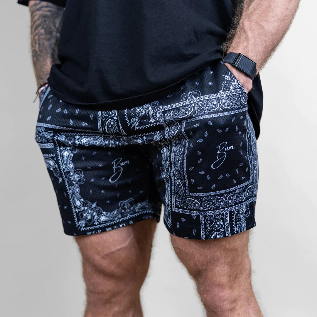 CBUM Thavage Cbum Shorts GYM Mesh Double 240422