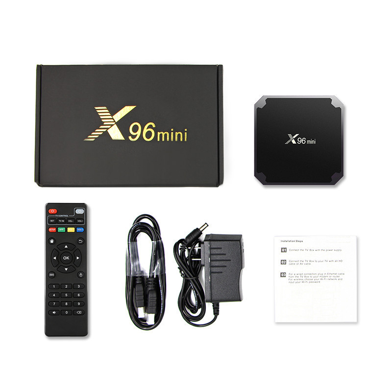 Smart TV Box X96 Mini Android 11 S905W2 Quad core with WIFI 2.4GHz 1G+8G/2+16G Media Player EU US UK AU plug
