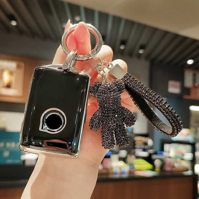Car Key NEW TPU Car Remote Key Case Cover Shell For Volvo XC90 S90 S60 XC40 XC60 V60 V90 T5 T6 T8 2010-2022 Holder Protector Keychain T240509