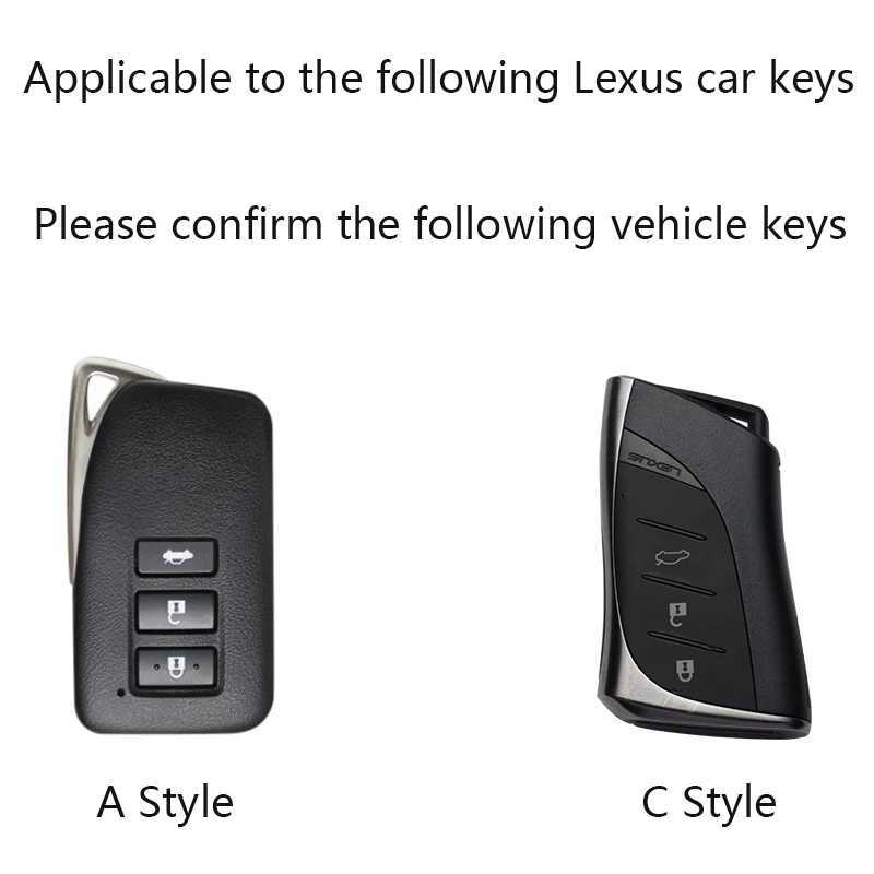 Car Key TPU Car Key Case Cover Shell Holder Fob For Lexus ES GX LX NX GS RX IS UX RC US 200 250 350 LS 450H 300H US260h UX250h Keychain T240509