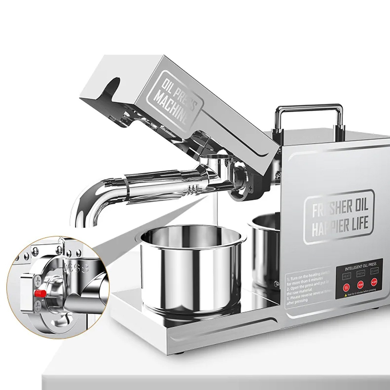 Oil Press Machine 600W 3-6Kg Per Hours B03 220V 110V Home Peanut Flaxseed Cold Squeezer Linseed Sunflower Seeds Extraction