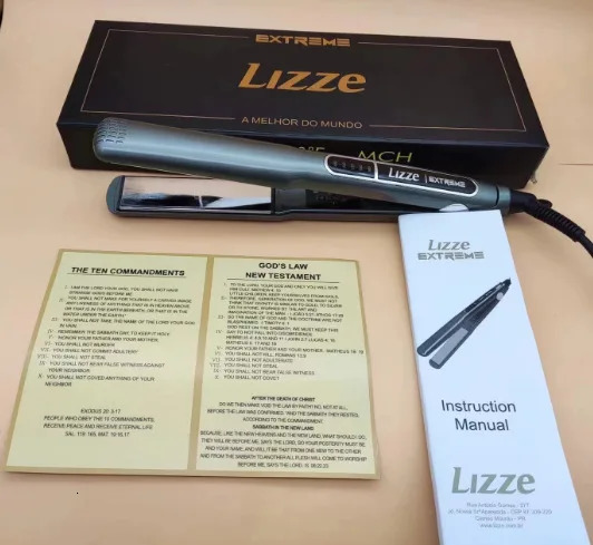 Lizze selling hair salon dedicated professional styling straightener electric splint fluffy curling 240425