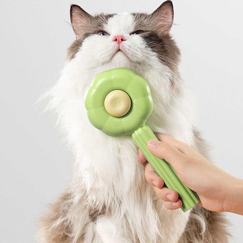 Dog Mats Tangled Hair Slicker Brush Cat Brush Cleaner Pet Massage Brush Cats Remove Hairs Pet Cat Hair Remover Pets Hair Removal Comb Puppy Kitten Gro