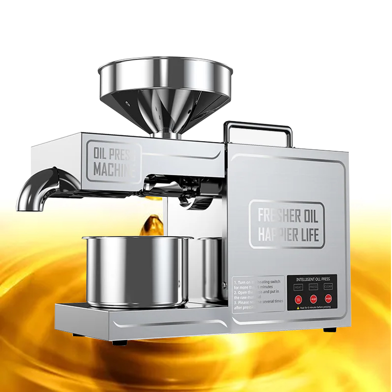 Oil Press Machine 600W 3-6Kg Per Hours B03 220V 110V Home Peanut Flaxseed Cold Squeezer Linseed Sunflower Seeds Extraction