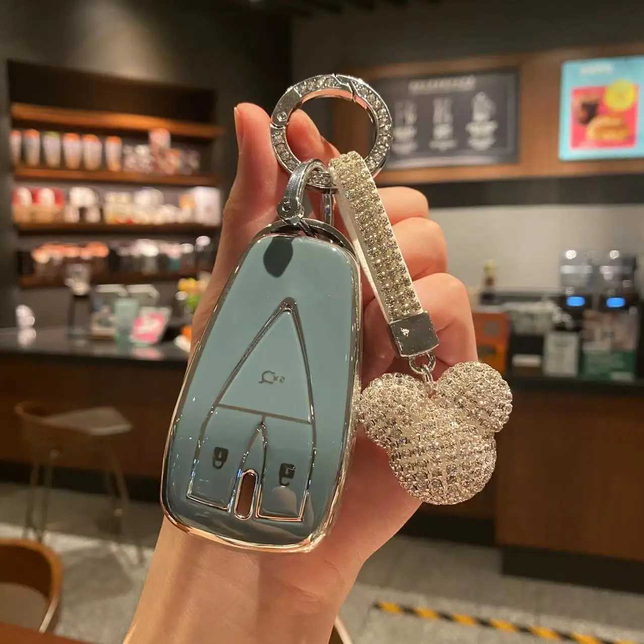 Car Key TPU Car Remote Key Case Cover Changan CS55 Cs35 PLUS Cs75plus Unit X5 X7 Univ Unik 2021 3 4 5 Buttons Shell Holder Bag Keychain T240509