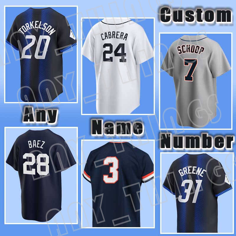 2024 City Connect Baseball Jerseys 24 Miguel Cabrera 28 Javier Baez Riley Greene Spencer Torkelson Detroit Kirk Gibson Tigers Tarik Skubal Akil Badd 2024 City Connect Baseball Jerseys 24 Miguel Cabrera 28 Javier Baez Riley Greene Spencer Torkelson Detroit Kirk Gibson Tigers Tarik Skubal Akil Badd