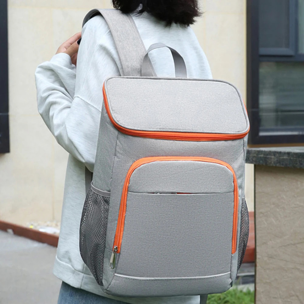 30L Cooler Backpack Leakproof Insulated Lunch Bag for Outdoor Camping Hiking Picnics Beach 240509