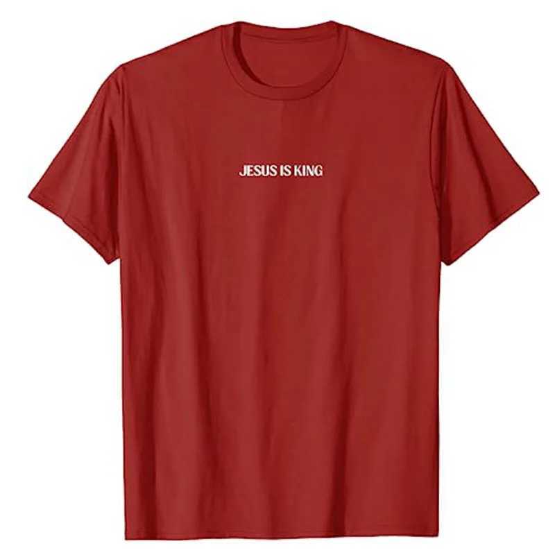 Men's T-Shirts Jesus is Love Peace Unification T-shirt Fun Letter Printed Says Graphic T-shirt Top God Jesus Believes in Christian Clothing d2405
