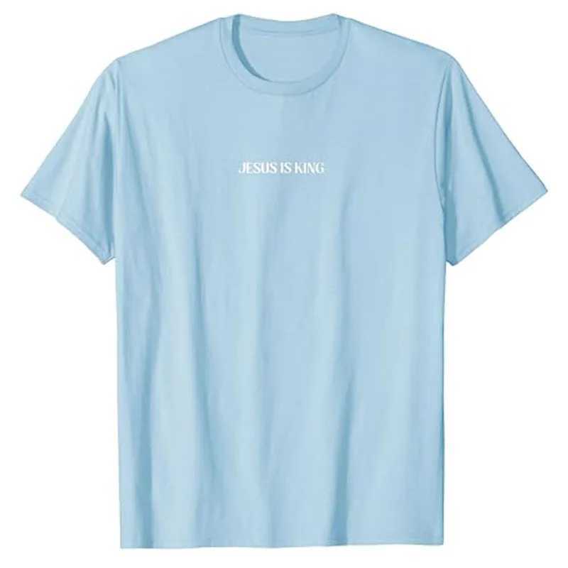 Men's T-Shirts Jesus is Love Peace Unification T-shirt Fun Letter Printed Says Graphic T-shirt Top God Jesus Believes in Christian Clothing d2405