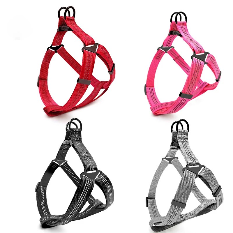 Adjustable Dog Y Harness Breathable Reflective Puppy Harness Leash for Small Medium Large Dog Chihuahua Vest Labrador Pet Supplies