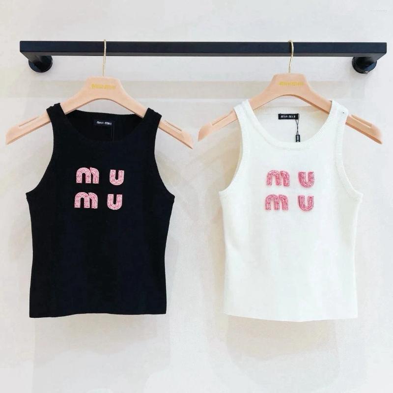 Women's T Shirts Womens Tank Top Summer Slim Sleeveless Camis Croptop Outwear Elastic Sports Knitted Tanks 01