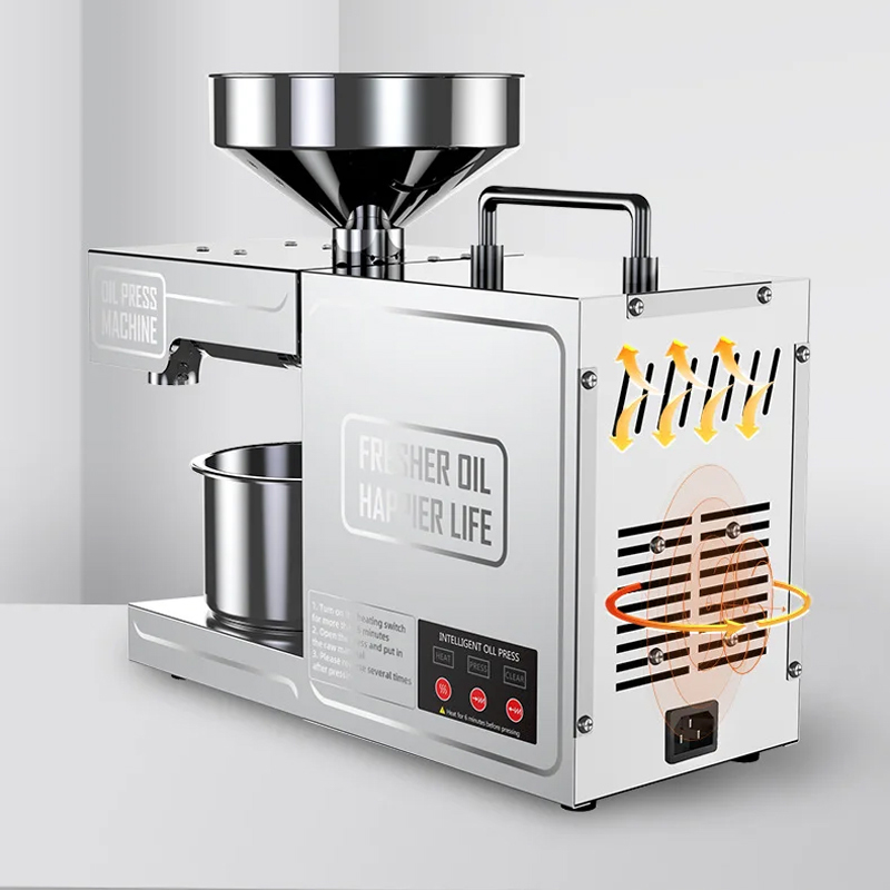 Oil Press Machine 600W 3-6Kg Per Hours B03 220V 110V Home Peanut Flaxseed Cold Squeezer Linseed Sunflower Seeds Extraction