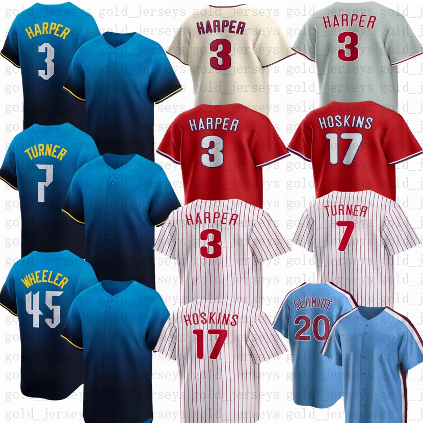 2024 Baseball Jersey Bryce Trea Turner Harpe Nick Castellanos J.T. Realmuto Kyle Schwarber Matt Strahm Hoskins Aaron Nola Alec Bohm Vierling men women youth