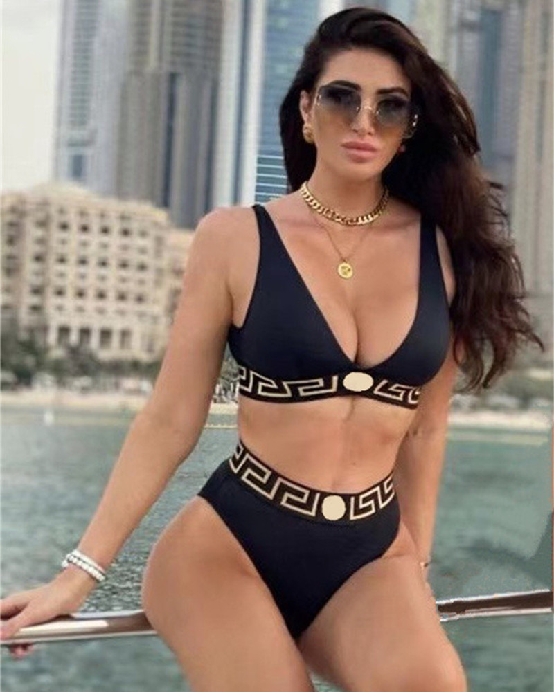 bikini Designer Two-piece swimwear Fashion women beachwear bikini print swimwears bikinis summer womens swims swimsuit sexy lingerie size S-XL