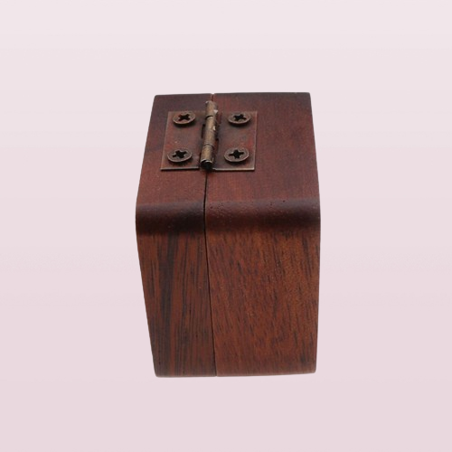 Square Guitar Pick Box Storage Wooden Guitar Picks Case Holder Organizer for Guitarist Musician Gift