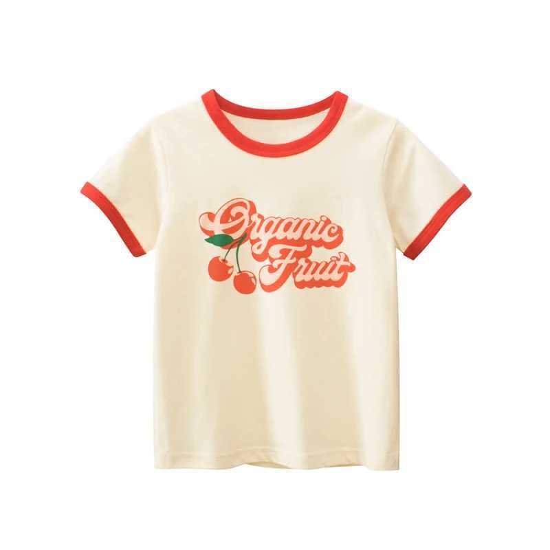 T-shirts 2-8T Toddler Kid tshirt Baby Girls Clothes Summer Infant Top Cotton T Shirt Short Sleeve Casual Childrens Tee Shirt OutfitsL24729