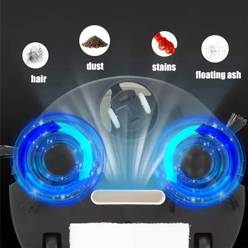3 In 1 Smart Sweeping Robot Home Mini Sweeper And Vacuuming Wireless Vacuum Cleaner Robots For Use 240506