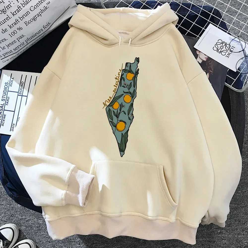 Women's Hoodies Sweatshirts Palestinian Hoodie Womens Graphic Retro Japanese Funny Clothing Rod Dance Plus Hoodie High Quality Winter Coat T24050