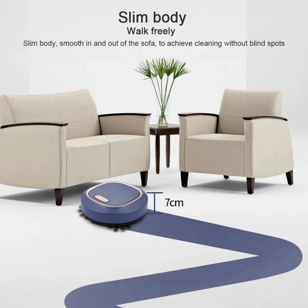 2023 Super Quiet Wireless Vacuum Cleaner Robot 3 In 1 Sweeping Mopping Household Cleaning Floor Carpet Sweeper Home 240506