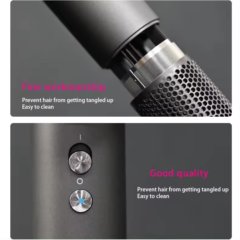 Hair H08 anion professional salon hairdressing 5 in 1 rotary connected nozzle traveler home hot and cold constant temperature high speed blow dryer
