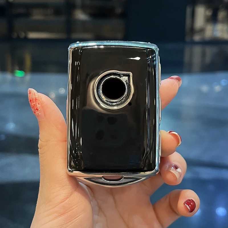 Car Key NEW TPU Car Remote Key Case Cover Shell For Volvo XC90 S90 S60 XC40 XC60 V60 V90 T5 T6 T8 2010-2022 Holder Protector Keychain T240509