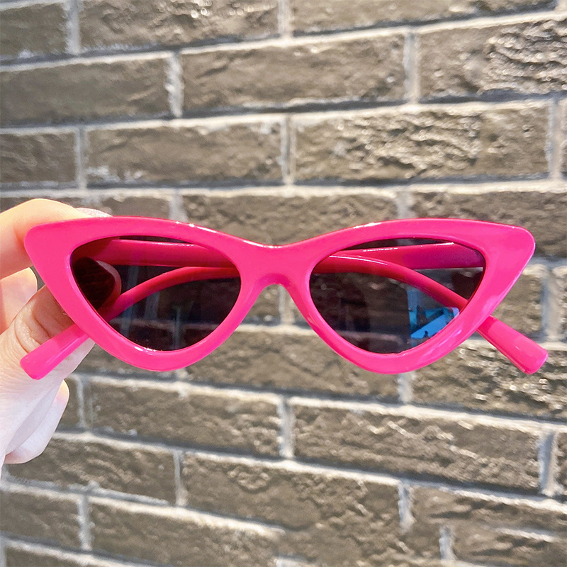 Cat Eye Kids Sunblock Sunglasses Fashion Brand Child Sun Glasses Anti-uv Baby Sun-shading Girl Boy Sunglass 8 colors