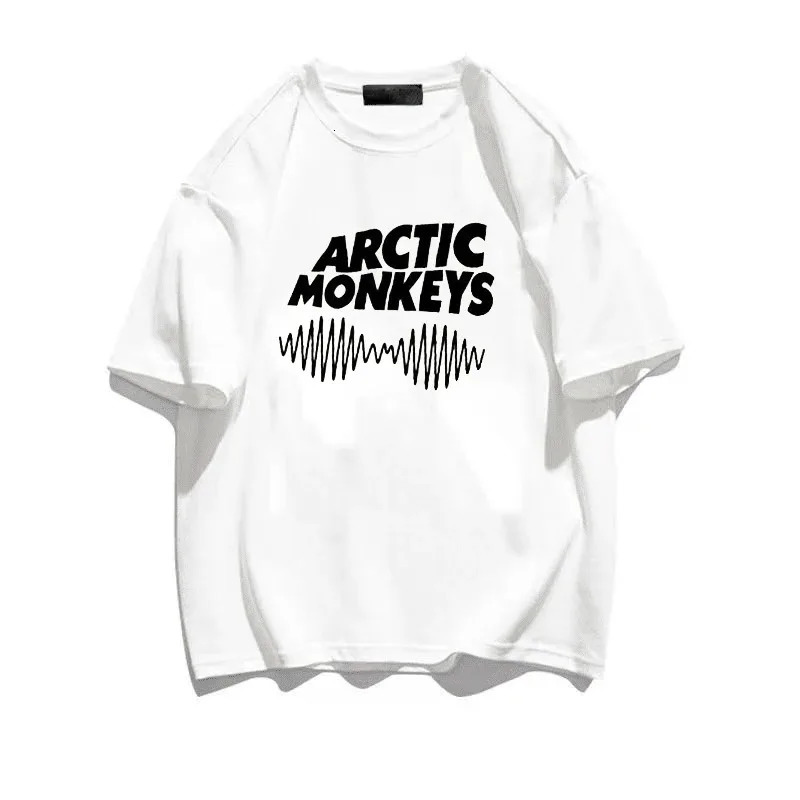 Arctic Monkeys Creativity Printed T Shirt Women Male Manga Casual Y2k White T Shirt O-neck Cotton T Shirt Fashion Street Clothes 240509