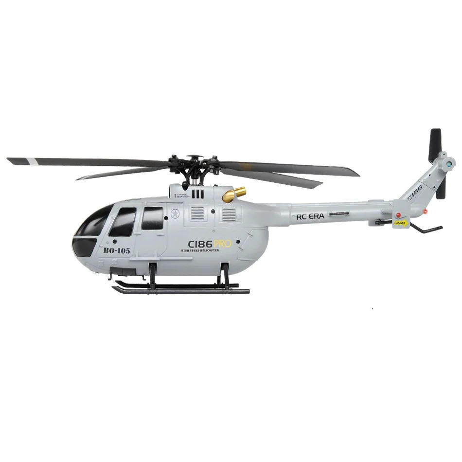 C186 Pro B105 24G RTF RC Helicopter 4 Ppropellers 6 Axis Electronic Gyroscope for Stabilization Remote Control Hobbies Toys 240508