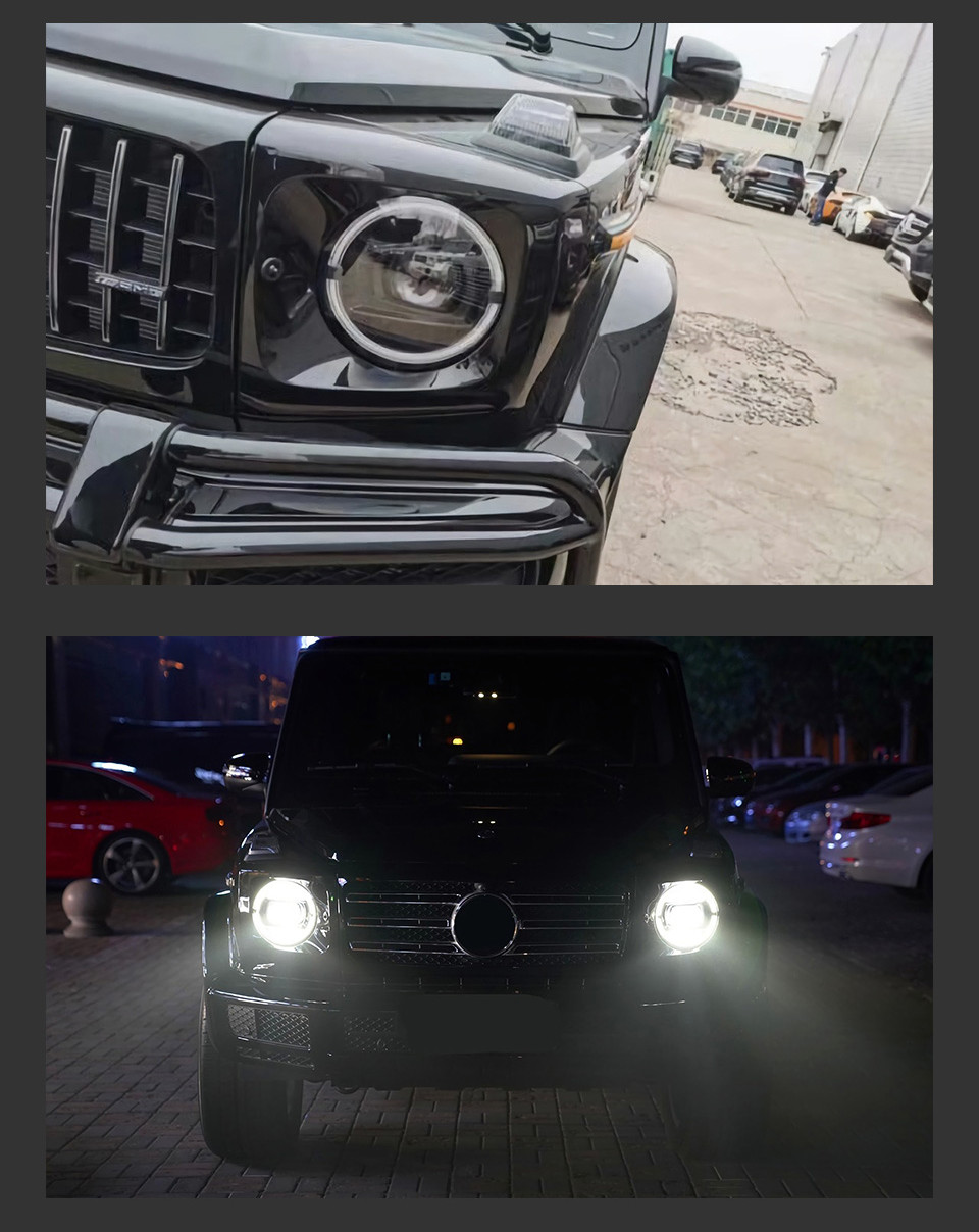 For W463 Headlights 2007-20 17 G350 G500 G63 LED Head Lamp DRL Dynamic Signal Lamp Front Light Assembly