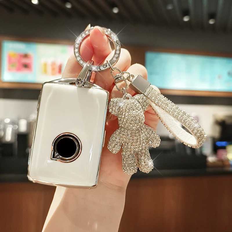 Car Key NEW TPU Car Remote Key Case Cover Shell For Volvo XC90 S90 S60 XC40 XC60 V60 V90 T5 T6 T8 2010-2022 Holder Protector Keychain T240509