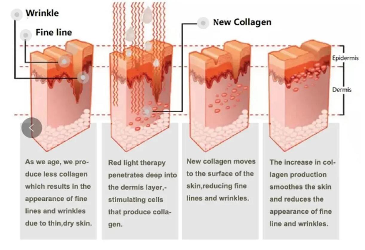 New upgrade Red light Whitening skin rejuvenation anti aging Bed Full-body horizontal phototherapy Led PDT solarium weight loss Collagen Bed beauty ma