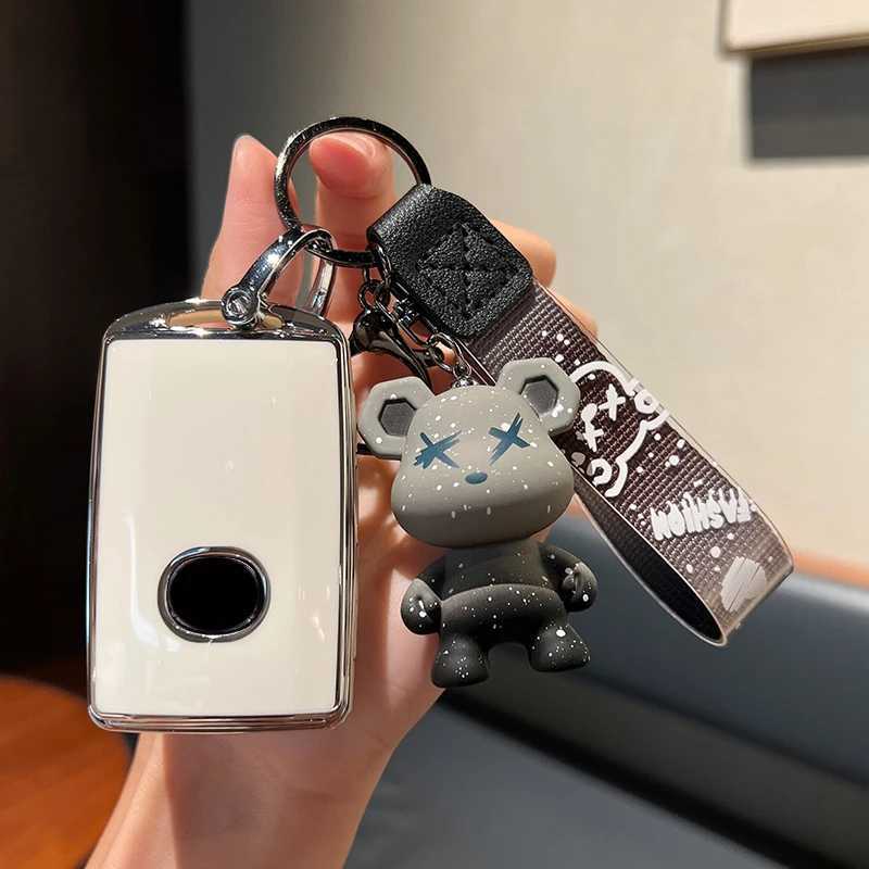 Car Key TPU Car Remote Key Cover Case Shell Fob for Mazda 6 2022 CX5 CX4 CX8 CX9 3 CX3 Alexa CX-30 CX30 MX-5 ND2 2019 - 2021 Keychain T240509