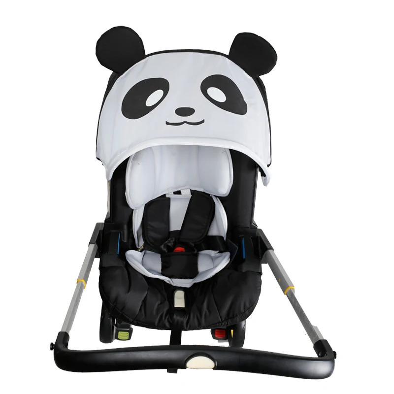 4IN 1 Car Seat Stroller Accessories Doona Replacement Cover Kit Canopy Sunshade Seat Cushion Shoulder Pads Doona Accessories 240508