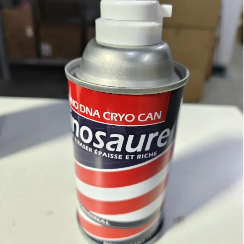 Barbasol Dennis Nedry Jurassic Park Movie Dinosaur DNA Tube Jar Canister Decoration Prop Desktop Ornament Party Gifts 240508