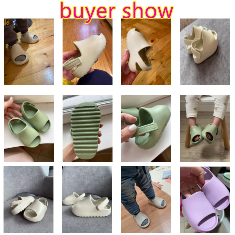 Summer Baby Toddler Kids Adults SlipOn Sandals Boys Girls Foam Beach Slides Candy Color Children Lightweight Breathable 240509