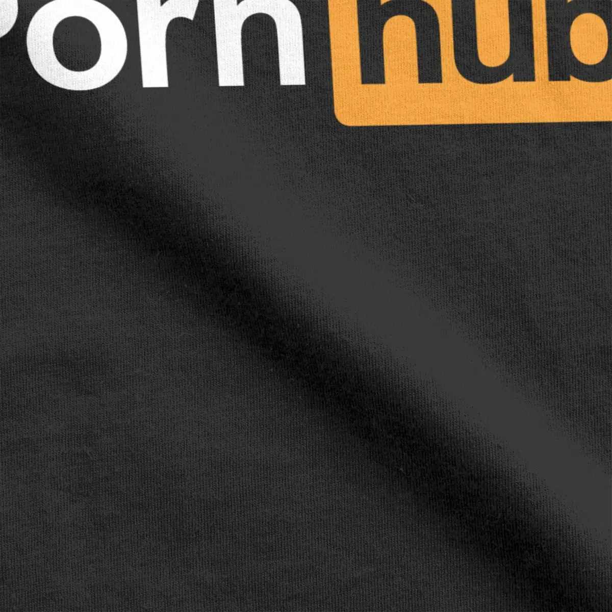 Men's T-Shirts Casual Pornhubs Mens T-shirt Round neck Pure Cotton T-shirt Short sleeved T-shirt Gift Creative Top d240509