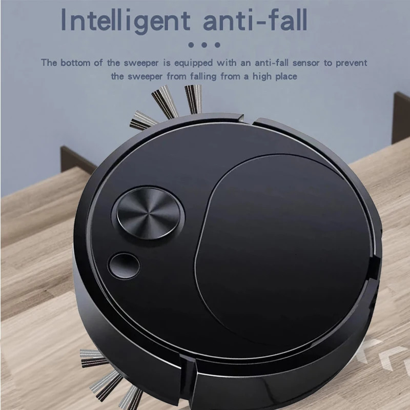 3 In 1 Smart Sweeping Robot Home Mini Sweeper And Vacuuming Wireless Vacuum Cleaner Robots For Use 240506