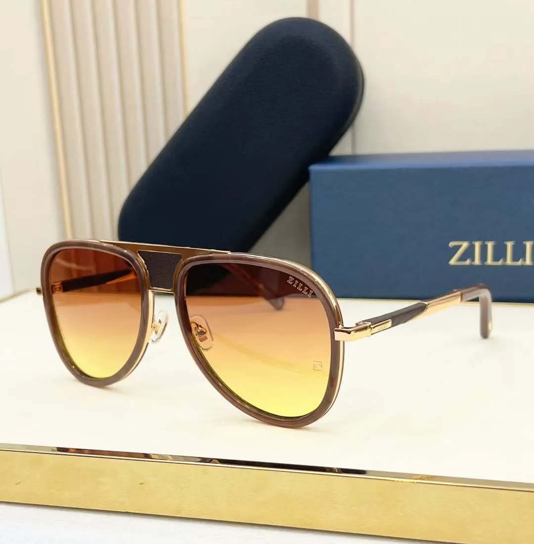 High Quality 5AAAAA+ New Vintage Fashion Sunglasses Imported Acetate Frame UV400 Polarized Lens Women Men ZILLI ZI-180123 SIZE 59-17-143