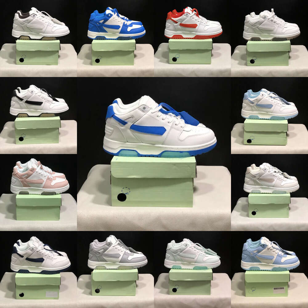 designer out of office sneaker casual shoes low tops vintage distressed leather for walking mens womens''off''white''shoes trainers platform size 36-45